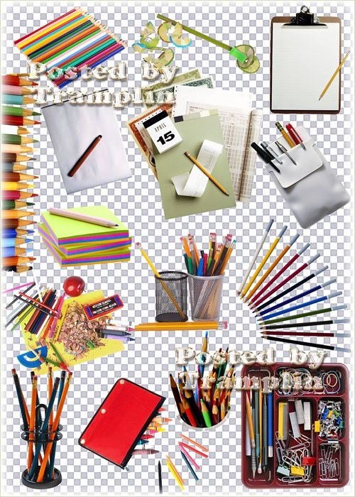Канцелярские изделия - Цветные карандаши, ручки, бумага, подставки, пеналы, точилки, фломастеры