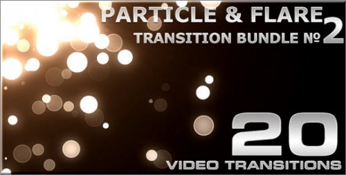 Footages Particle & Flare Transition Bundle 2
