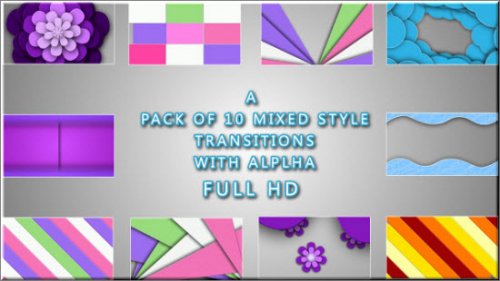 VideoHive 10 Clean Transition Pack (Motion Graphics)