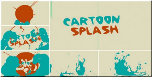 Videohive - Cartoon splash logo