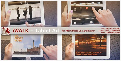 iWalk - Tablet Ad - Project for After Effects (Videohive)