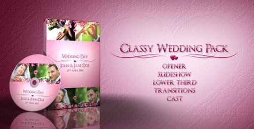 After Effect Project - Classy Wedding Pack
