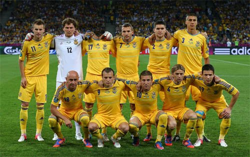 Шаблон для photoshop - Украинская сборная