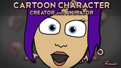 Cartoon Character Creator / Animator (Female Head) - Project for After Effects (Videohive)