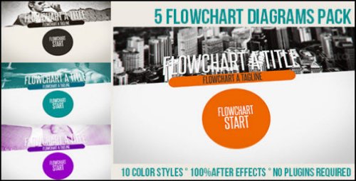 After Effects Project - Flowchart Diagrams Pack
