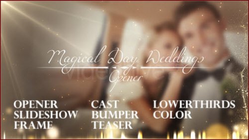 After Effect Project - Magical Day Weddings Pack