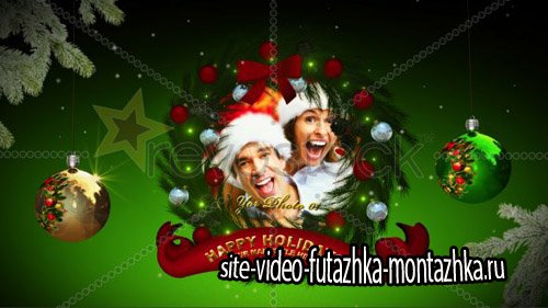Christmas Wreaths Memories 537001 - Project for After Effects (Revostock)