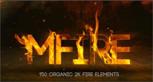 motionVFX - mFire: 150 Organic 2K fire elements (H.264 version )