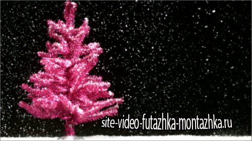 футаж-Новогодняя видео заставка HD