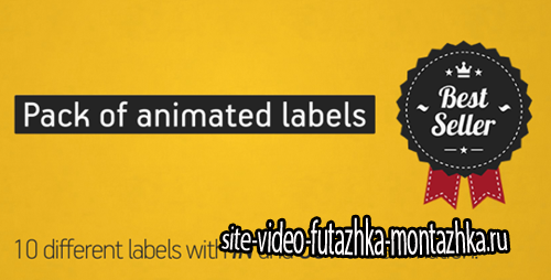After Effect Project - Animated Labels Pack