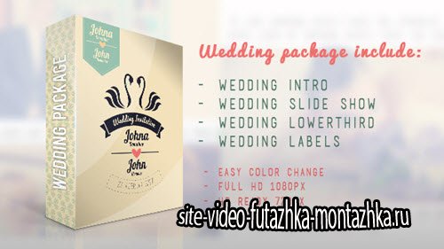 After Effect Project - Wedding Package