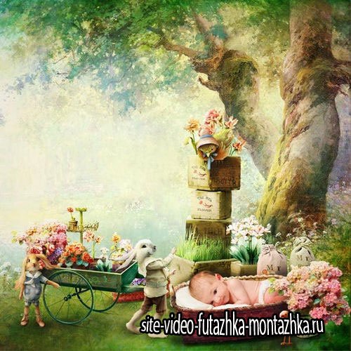 Сказочный скрап-комплект - История любви из цветочного магазина