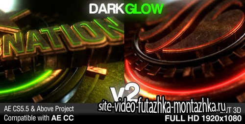 Dark Glow Logo Reveal v2 - Project for After Effects (Videohive)