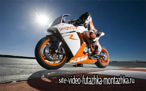 Шаблон psd - Езда на спортивном мотоцикле