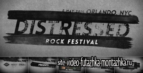 Distressed Rock Festival - After Effects Project