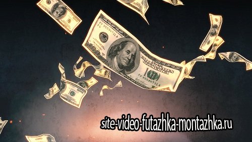 Футаж - Горящие деньги