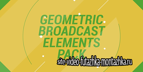 Geometric Broadcast Elements Pack - Project for After Effects (Videohive)