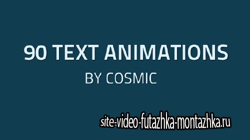 90 Text Animations - Project for After Effects (Videohive)
