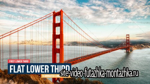 Flat Lower Thirds - Project for After Effects (Videohive)