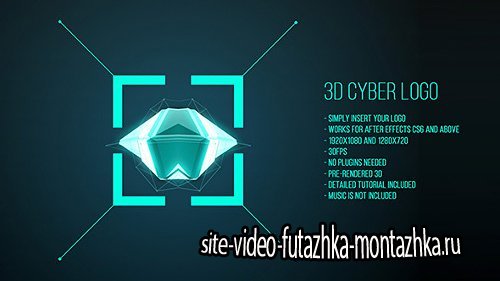 3D Cyber Logo - Project for After Effects (Videohive)
