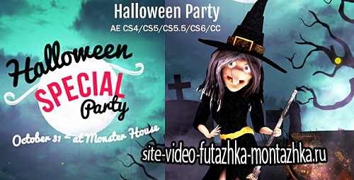 Halloween Party/Wish - Project for After Effects (Videohive)