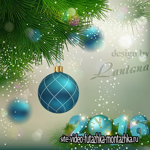 PSD исходник - Волшебный праздник новогодний