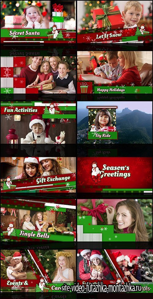 Christmas Holiday Slideshow - After Effects Project