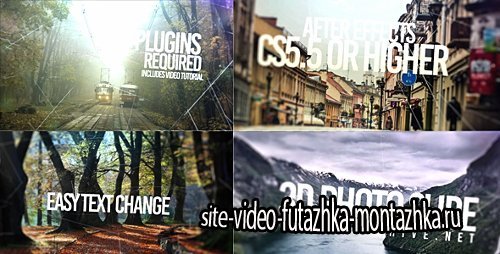 3D Slide Photo - Project for After Effects (Videohive)