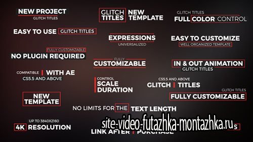 Glitch Titles 16318891 - Project for After Effects (Videohive)