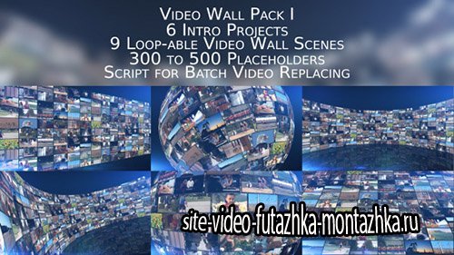 Video Wall Pack I - Project for After Effects (Videohive)