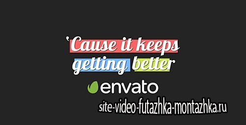 Lyrics Kinetic Typography - Project for After Effects (Videohive)