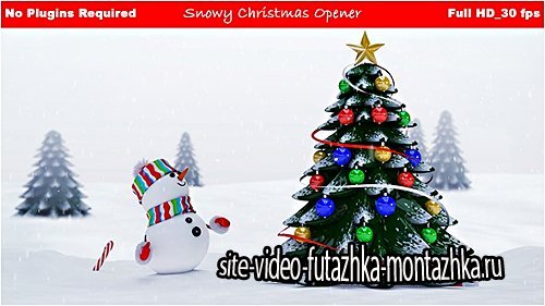 Snowy Christmas Opener - Project for After Effects (Videohive)