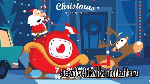 Christmas Logo Opener 7 - parking - Project for After Effects (Videohive)