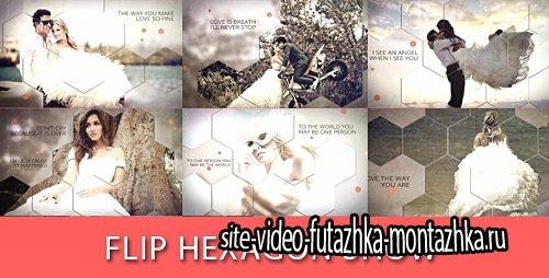 Flip Hexagon Show - Project for After Effects (Videohive)