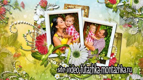 Стили для семейного фото из цветочных рамочек для ProShow Producer (4)