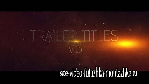 Trailer Titles v5 - After Effects Template