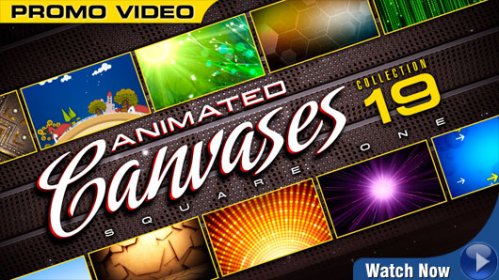 Digital Juice Animated Canvases 19: Square One (2DVDs)