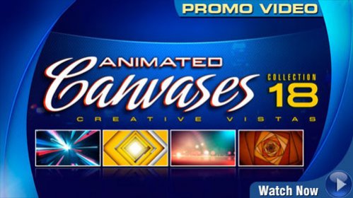 Animated Canvases 18 Creative Vistas (2DVDs)