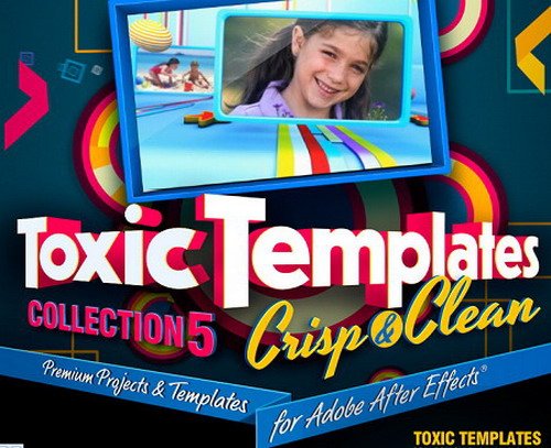 Digital Juice - Toxic Templates Collection 5 Crisp and Clean (AE)