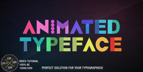 Animated Typeface - Project for After Effects (VideoHive)