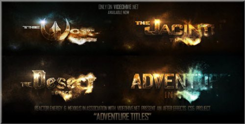 Project Videohive - Adventure Titles