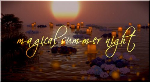 Videohive - Photo Gallery on a Magical Summer Night