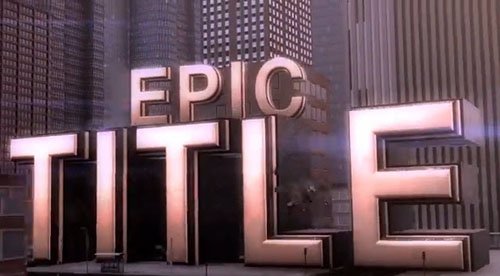 Epic Title - Project for After Effects