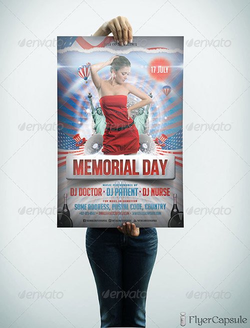 GraphicRiver - Memorial Day Flyer Template