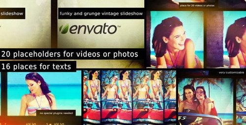 Funky and Grunge Vintage Slideshow - Project for After Effects (Videohive)