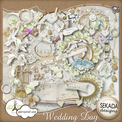 Свадебный скрап-комплект - День свадьбы