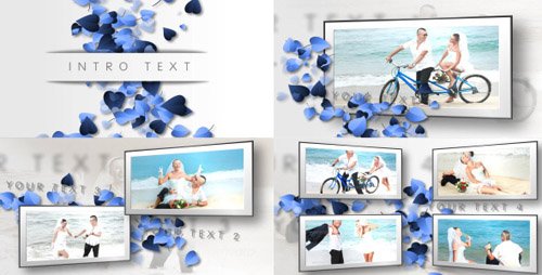 Hearts, Clean Wedding Slideshow - Project for After Effects (Videohive)
