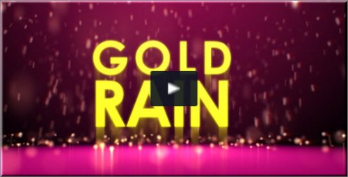 After Effects Project Videohive - Gold rain