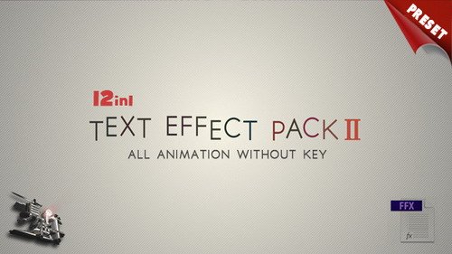 Text FX Pack II - Project for After Effects (Videohive)