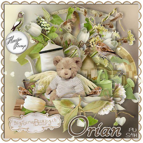 Интересный детский скрап-комплект - Ориан